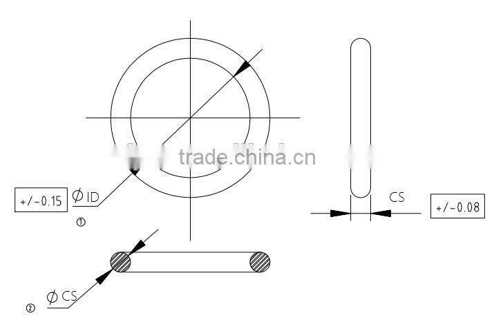 Wholesale Cheap Food Grade Colored Various Size Silicone rubber O Ring