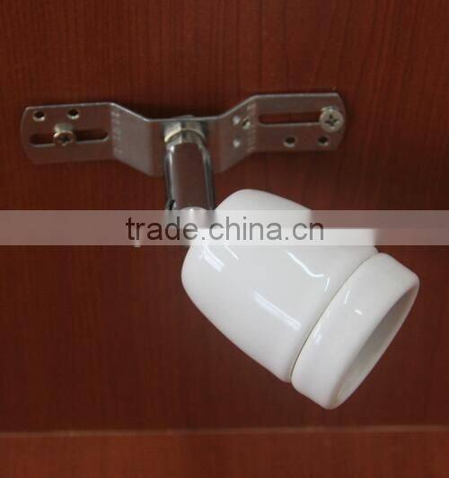 E27 F510 high frequency porcelain ceiling rose rotatable lampholder