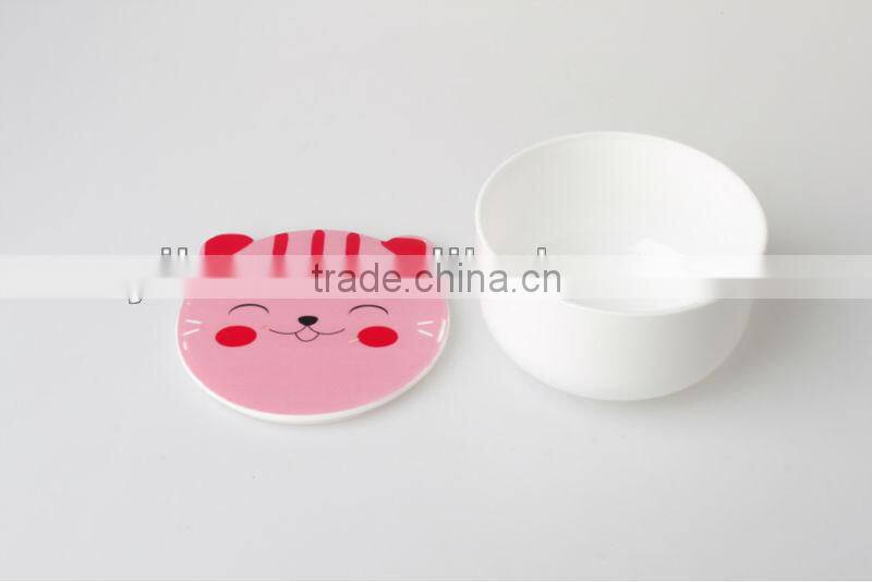 Lovely Design Animal Shape Small Size Plastic Lunch Box For Kids