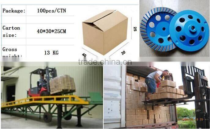 150 mm turbo row diamond grinding disc cup wheel for concrete floor 6" cutting tools for stone abrasive polishing grinder