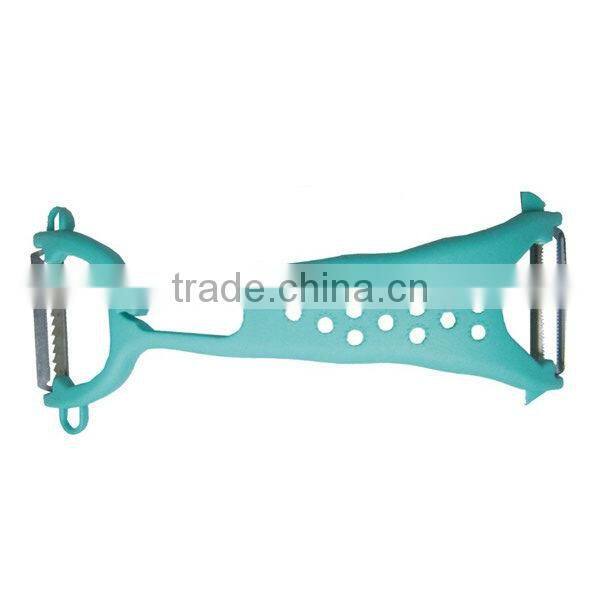 PE-2023 Stainless Steel Blade Plastic Handle y peeler