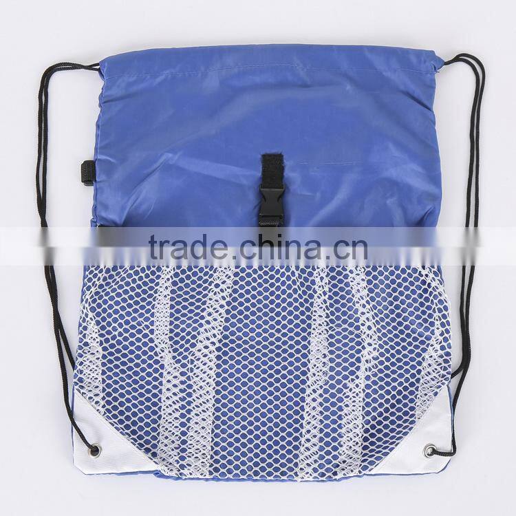 Gymsack Drawstring Gym Bag with Pockets for Outdoor Storage(TM-CDR-230)