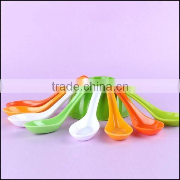 2015 hot sell FOOD GRADE plastic soup spoons for can,colorful FOOD GRADE plastic spoons