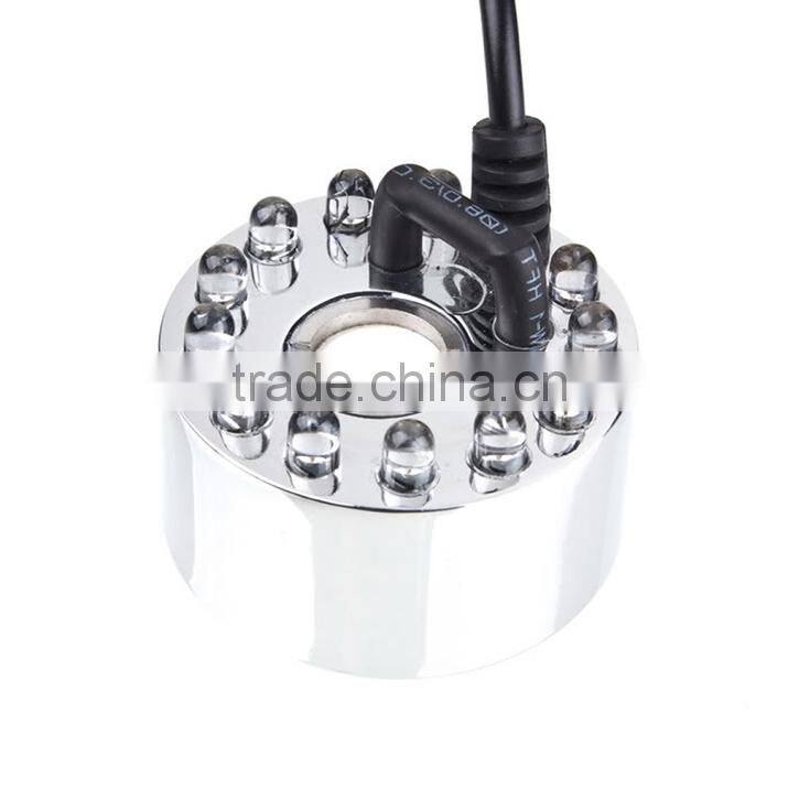 Ultrasonic Mist Maker fogger Water 12 LED Colorful Light Ultrasonic Humidifier Fogger Mist Maker