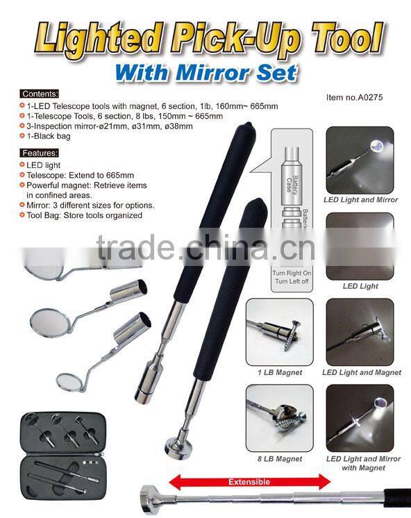 Magnetic Pick Up Tool with Led Light