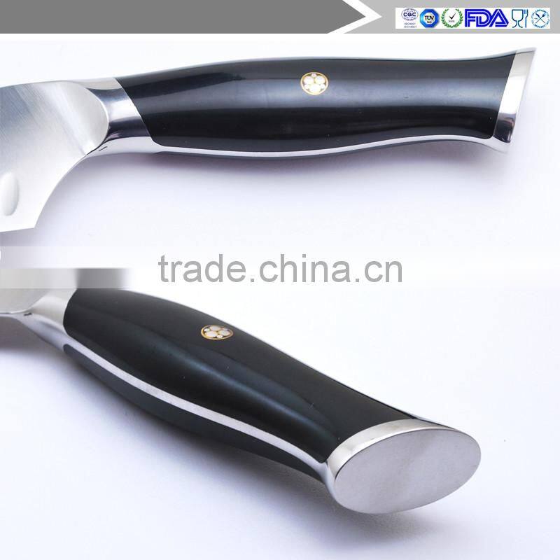 Hot buy 5 PCS forged stainless steel kitchen knives set Black Gift Box