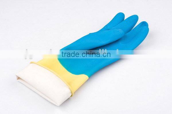 Home Furnishing Dish Washing Gloves Natural Latex Gloves