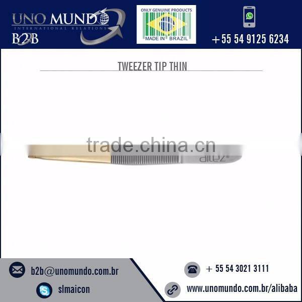 High Quality Pointed Eyebrow Tweezers Precision Tweezer - Gold Point Price