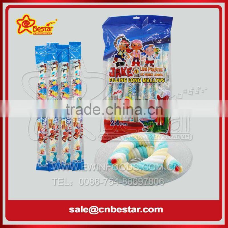 Long Stick Twist Marshmallow fill Jam