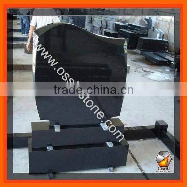 Black Granite Tombstone from China