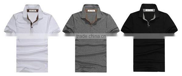 fashion solid polo shirt men wear