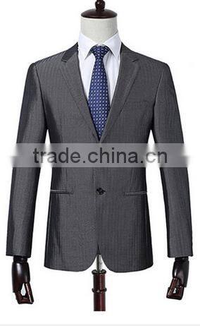 Men Suits For Wedding Blazer Latest Coat With Pant Silver Dark Grey Costume