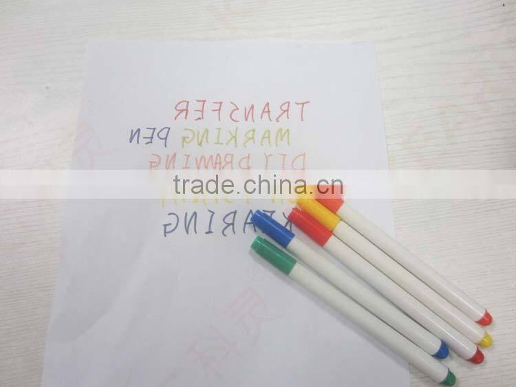 Colorful 1.0mm fiber tip transfer printing pen used for pathchwork making