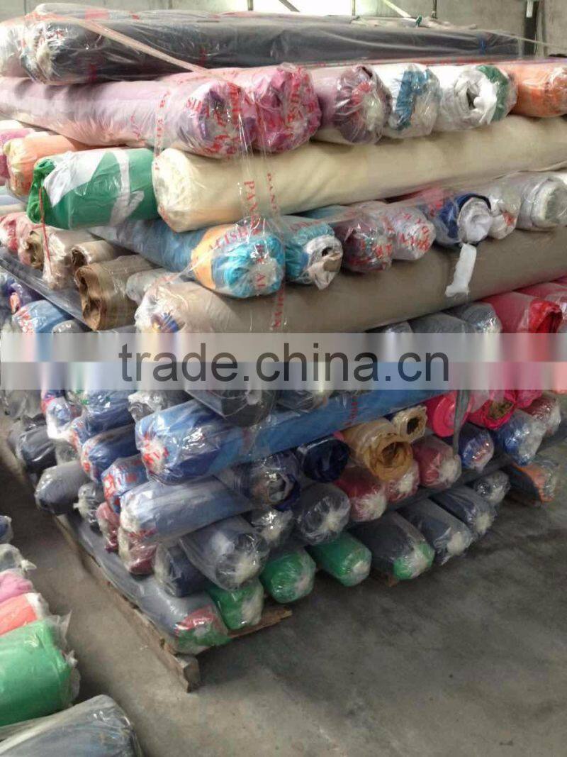 Stock Lots Polyester Oxford Fabric with Pvc Backing
