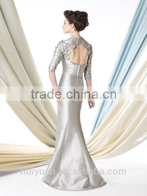 new design long satin fashionable women normal dress