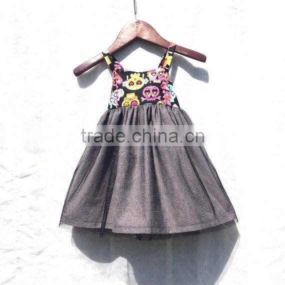 2017 latest toddler baby clothes summer cotton wholesale Tshirt printing baby boutique clothing latest design girls tank tops