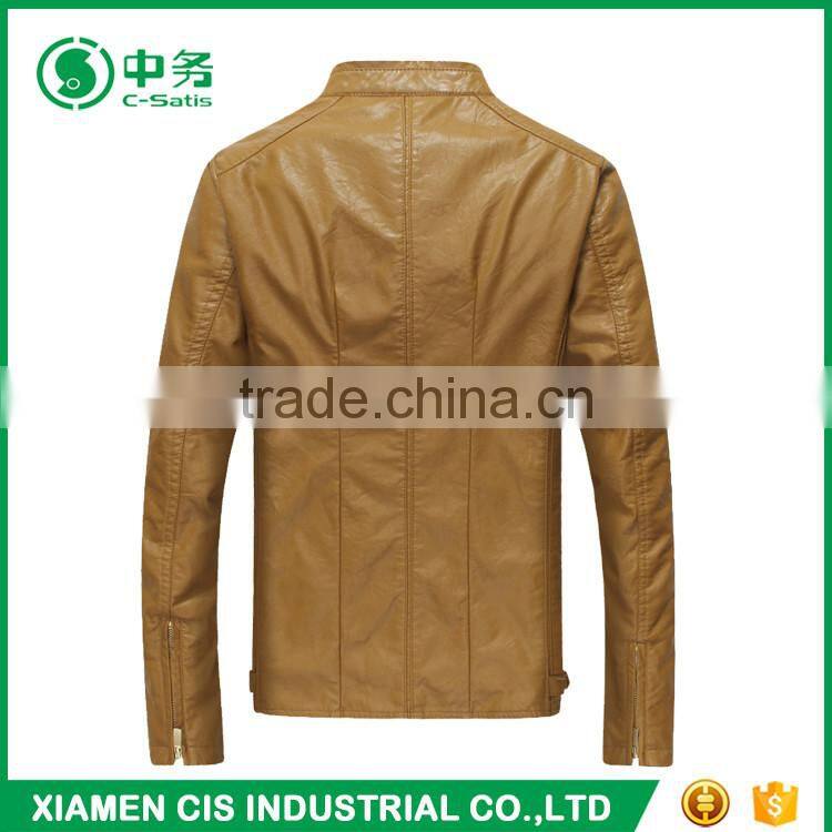 Chinese Manufacturers Sale Fashion Western Mens Leather Jacket