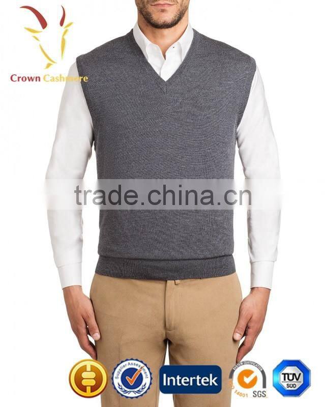 Hot Sale 100 Cashmere Sweater Vest for Men