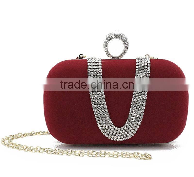 Luxury Quality Female Evening Bag Red/Black Day Cluthes Hot Handbag Purse For Women