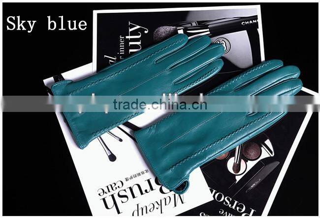 lady's fashion leather gloves