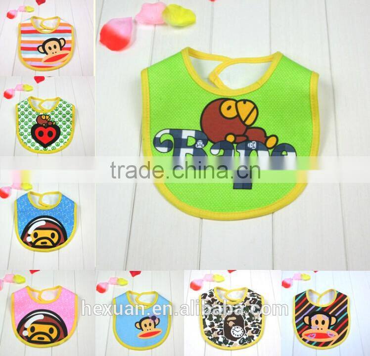 8 designs mixed ,cotton baby bibs, funny adult bibs
