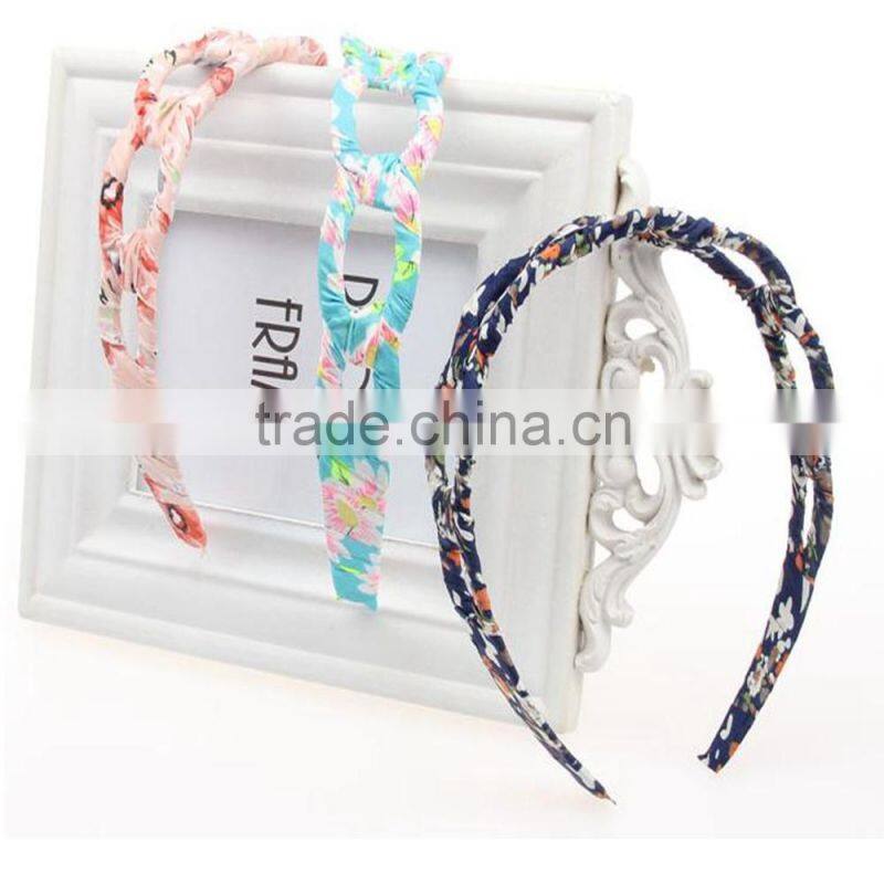 Ladies Hair Accessory Fashion Hollow Fabric Headband