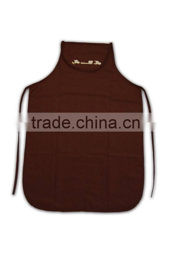 2015 design wholesale promotional solid color disposable kitchen apron