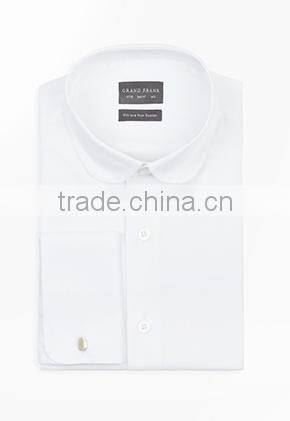 White French cuff shirt mens dress shirt design