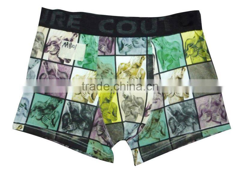 nylon/spandex seamless top brand men underwear boxer
