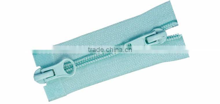 5# Nylon Two ways Double Slider Zippers