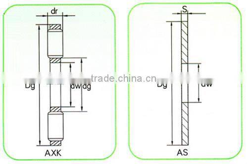 AXK80105 (80x105x4 mm) with Washers Thrust Needle Roller Bearing