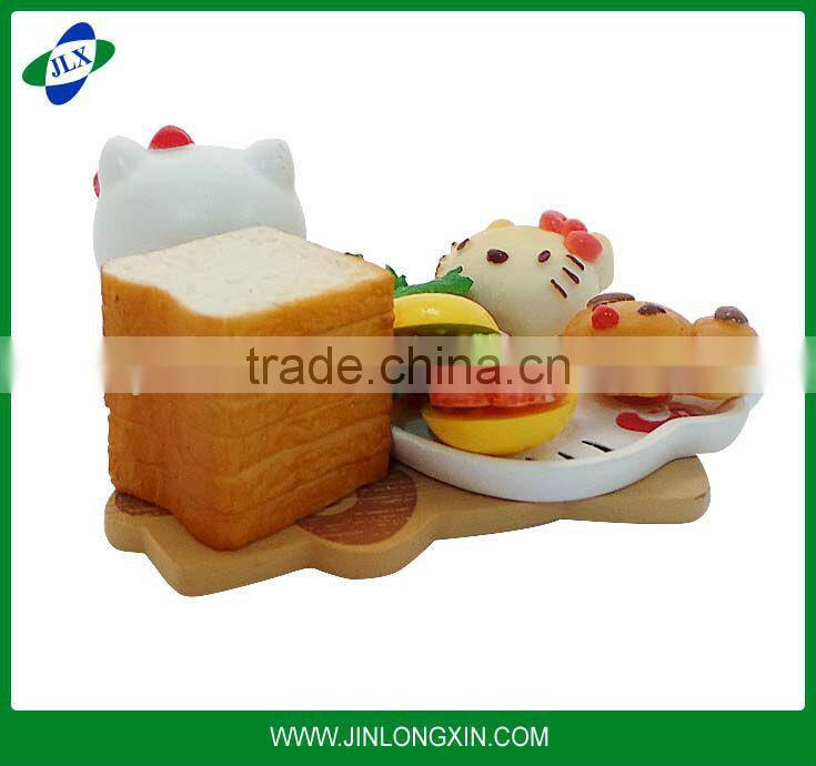 small hello kitty cat food package meal set toy