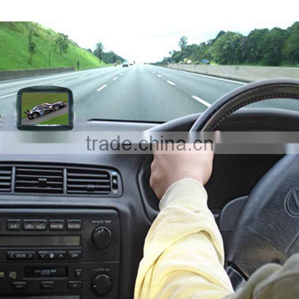 Rear View Parking Sensor System 3.5 inch TFT Monitor with Camera