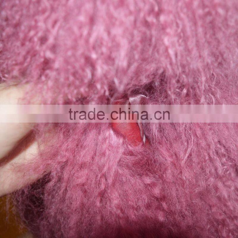 SJ036-02 2017 new fashion long Real fur vest for girl or women