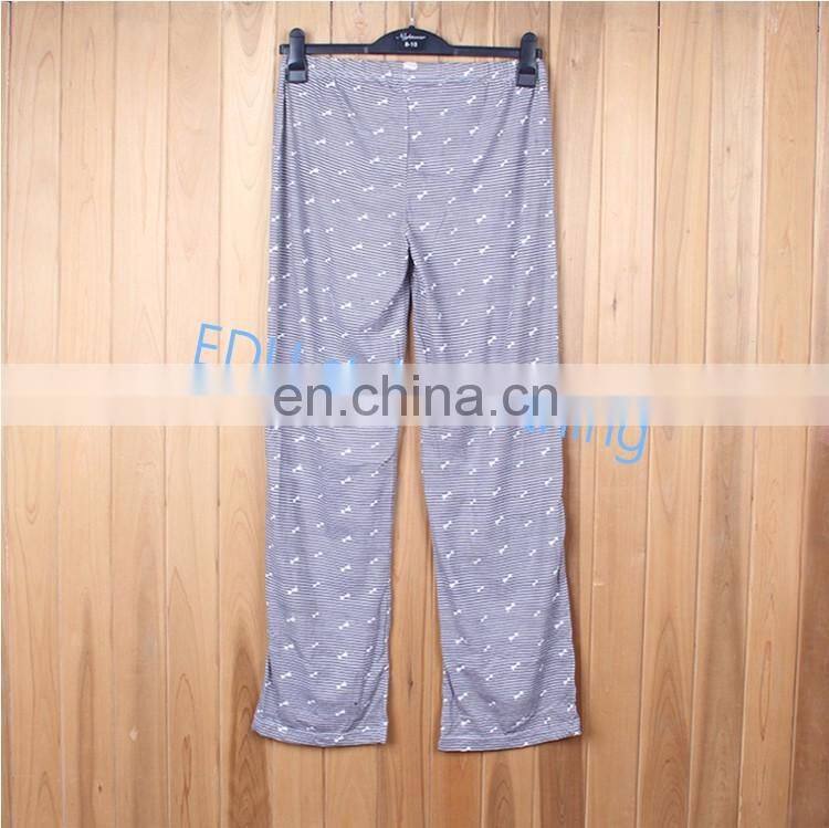 Custom printing high quality striped pajamas for boys