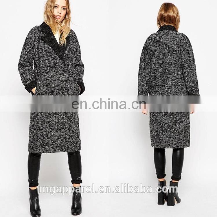 China clothing manufacturer wholesale fashion ladies long winter coats