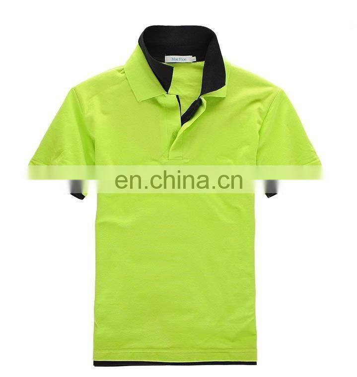 OEM design men 100% cotton polo T-shirt