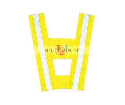 EN417 child safety vest with kid bicycle