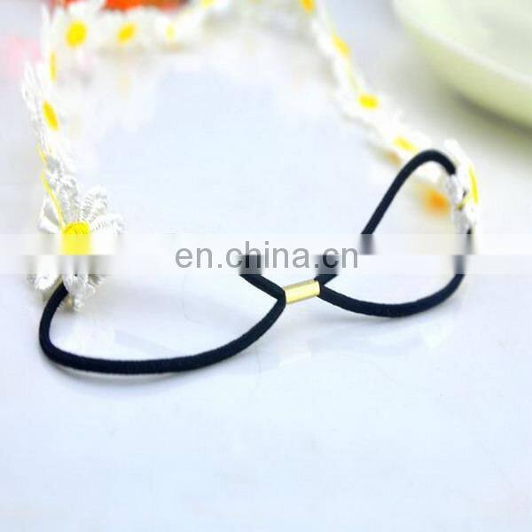 Bohemia Sunflower hair accessories handmaded flexible hair band