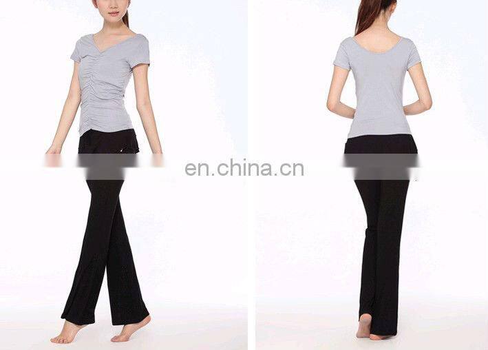 Ladies fashion long sleeve yoga wear