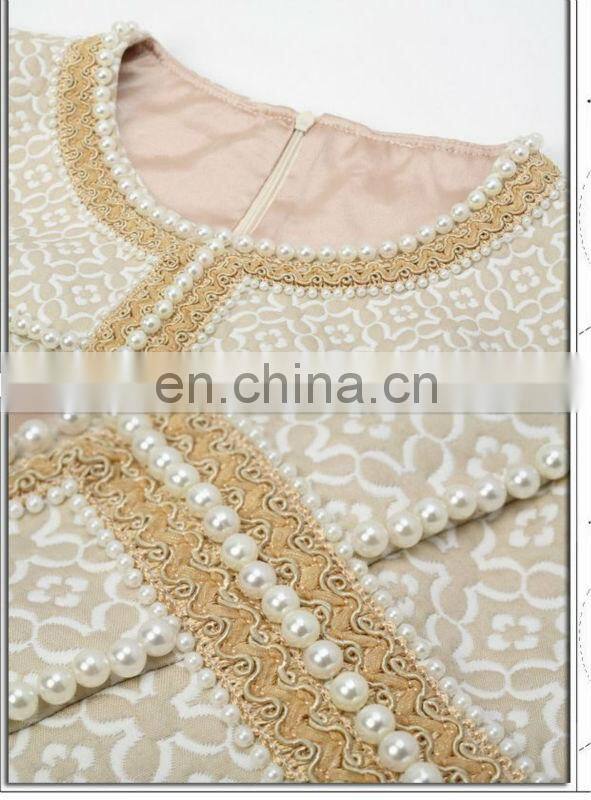 Elegent short sleeve beaded ladies uniform suits
