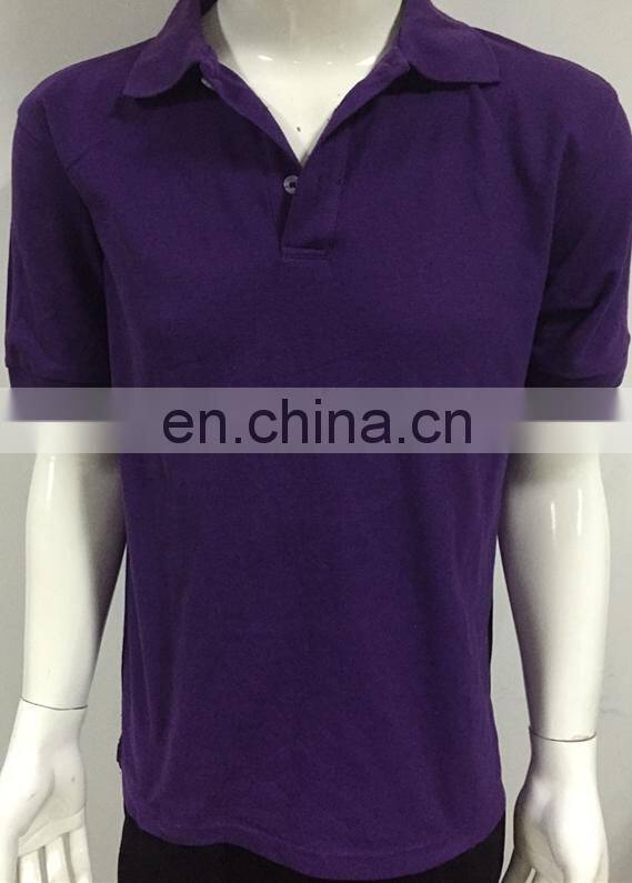 2017 Men's hotsale purple polo without printing
