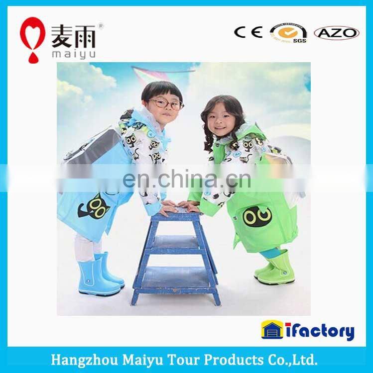 Maiyu promotional funny baby kids children long poncho