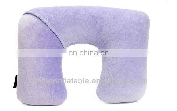 Comfortable travelling inflatable neck pillow
