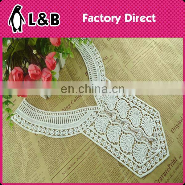New Design Milk Silk Collar Embroidered Neckline Fringe Decorative Collar For Garment