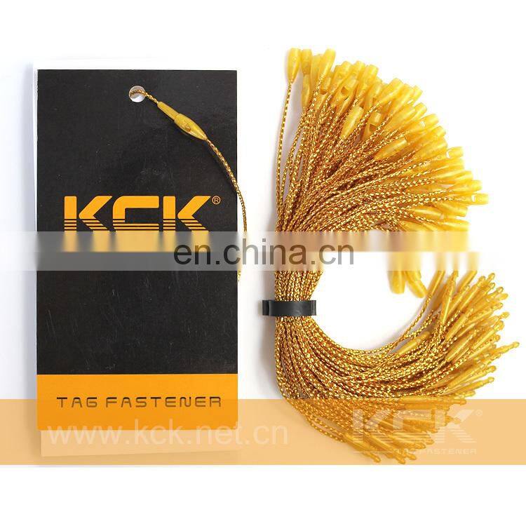 plastic red seal tags, red string seal tag for garments