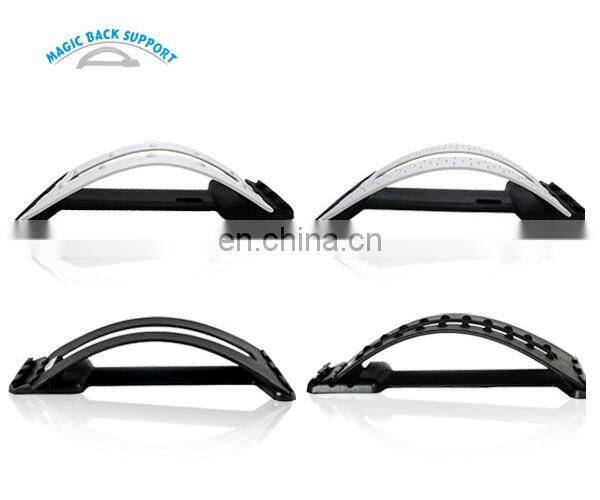 Magnetic lumbar back stretcher