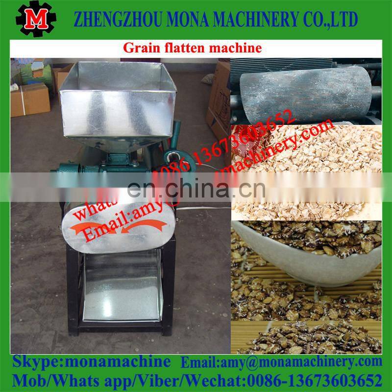 High efficient bean flaking mill flat machine/flatting mill/grinding flat machine with good feedback