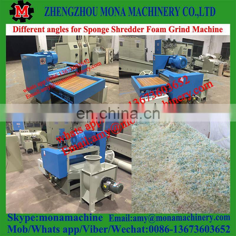 Successed technical reliable quality Sponge smashing machine|foam shredding machine|Foam Crushing Machine