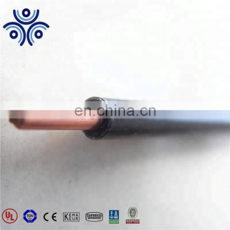 UL certificated 600V stranded copper conductor PVC Insulated Nylon coated 1/0awg 2/0awg 4/0awg THHN cable manufacturer THHN Wire